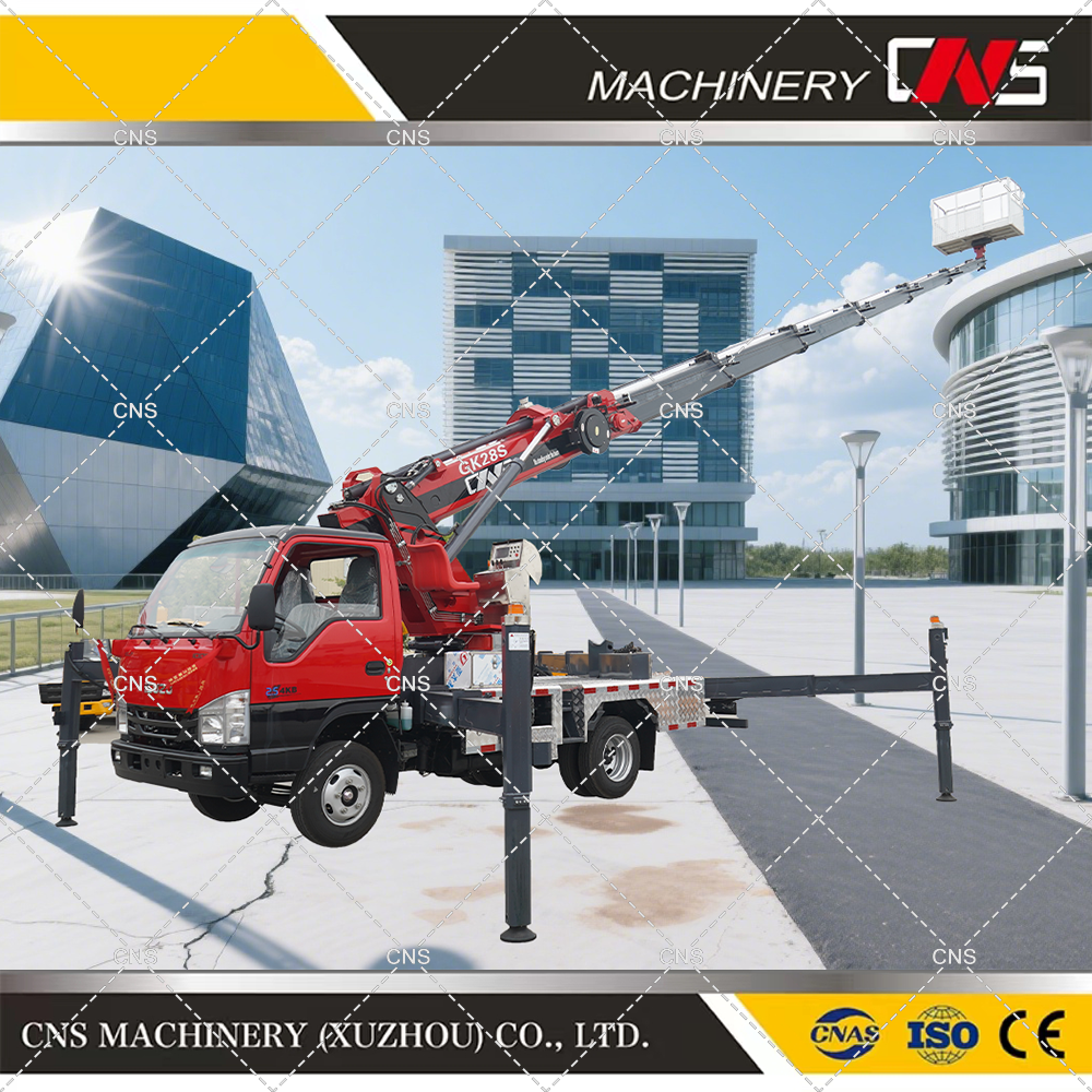 High Quality Hydraulic Lift New Aerial Platform with Bucket Truck Mounted Aerial Working Platform Manlift Price
