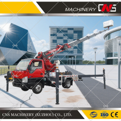 China Manufacturer Aerial Work Truck High-Altitude Construction Vehicle Aerial Work Platform with Telescopic Boom