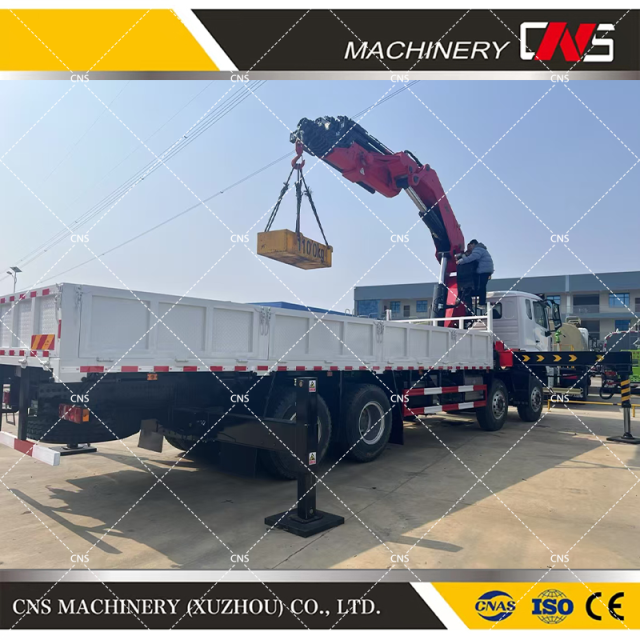 New Hydraulic Truck Crane 25 Ton Cns Knuckle Boom Mobile Crane Truck Mounted Crane with High Quality