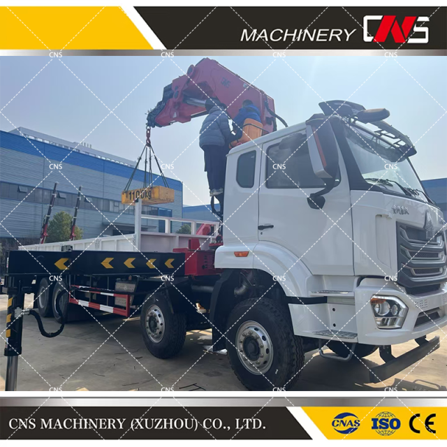 New Hydraulic Truck Crane 25 Ton Cns Knuckle Boom Mobile Crane Truck Mounted Crane with High Quality
