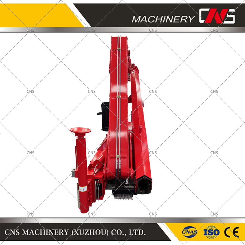 CNS 5 Ton hydraulic folding arm truck mounted cranes with knuckle boom
