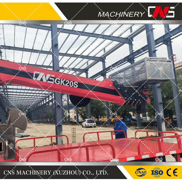 Outdoor Ladder Lift Truck Hydraulic Rising Lift Platform Basket Track Boom Lift Aerial Work Platform