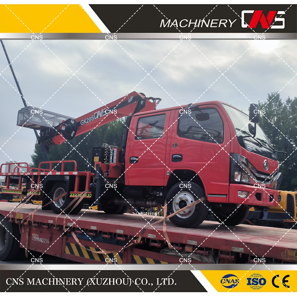 High Quality Manlift Aerial Work Platform Hydraulic Telescopic Boom Aerial Work Crane with Bucket for Hot Sale