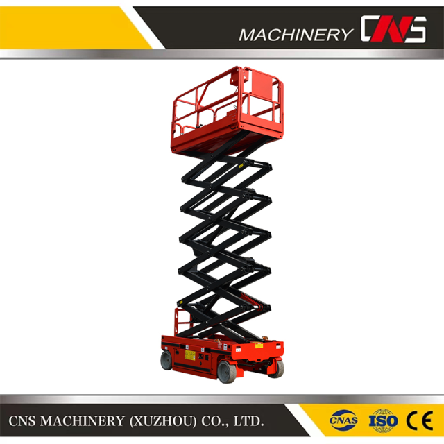 China Factory Direct Sale Multifunctional 10-16m Hydraulic Self-Propelled Scissor Lift with CE Approved