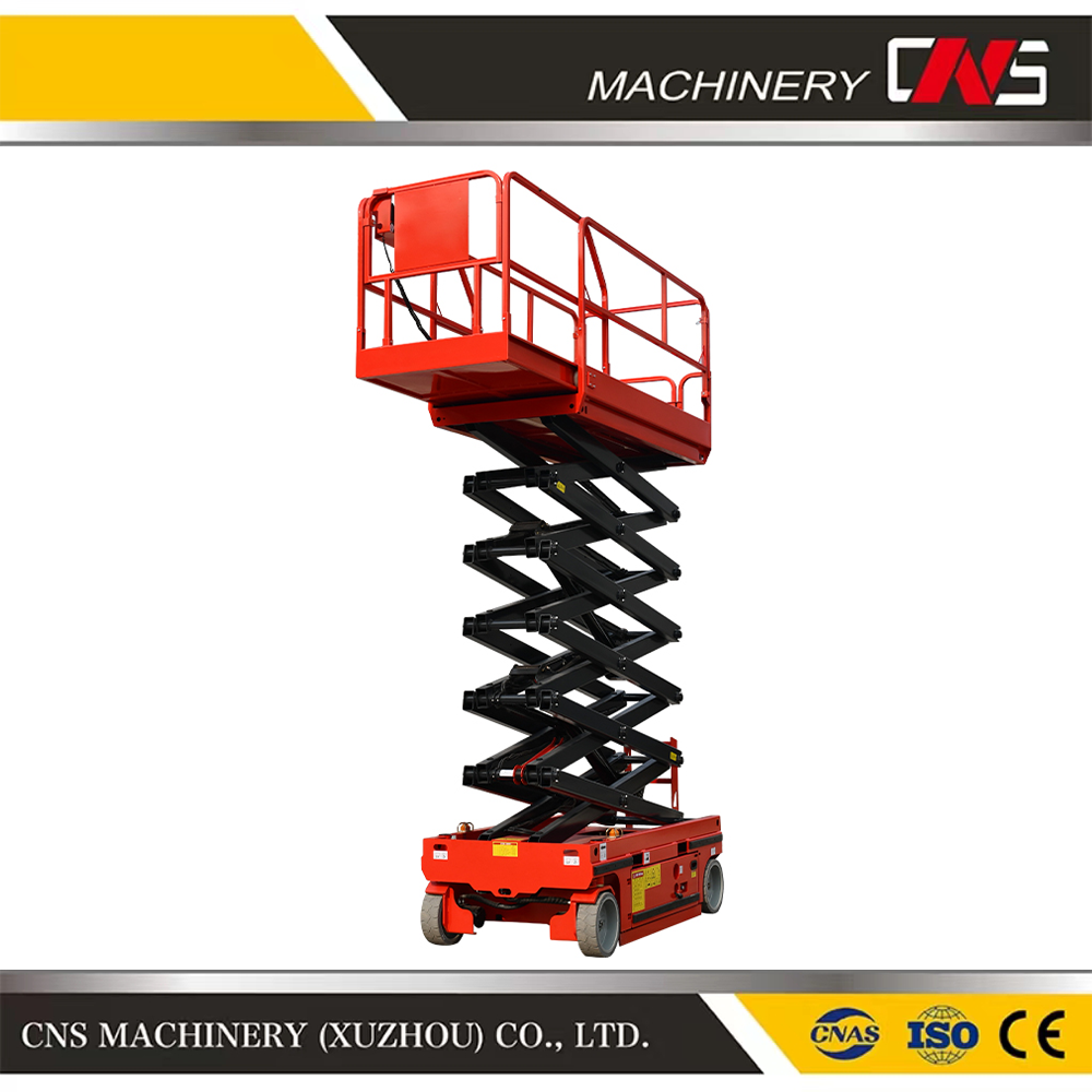 High Quality 12m~20m Self Propelled Aerial Work Platform Hydraulic Electric Scissor Lift with CE Certification