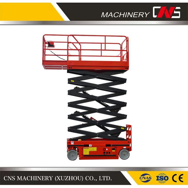 China Factory Direct Sale Multifunctional 10-16m Hydraulic Self-Propelled Scissor Lift with CE Approved