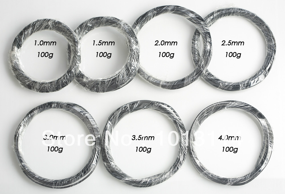 Bonsai Aluminum Training Wire  Roll Set Bonsai Tools 1.0~ 4.0 mm diameter 100G/Roll * 7 Pcs