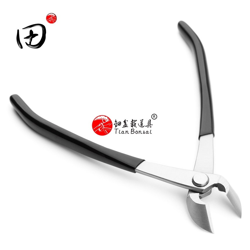 Anti-slip handle series 165 mm straight edge branch cutter Alloy Steel bonsai tools from TianBonsai