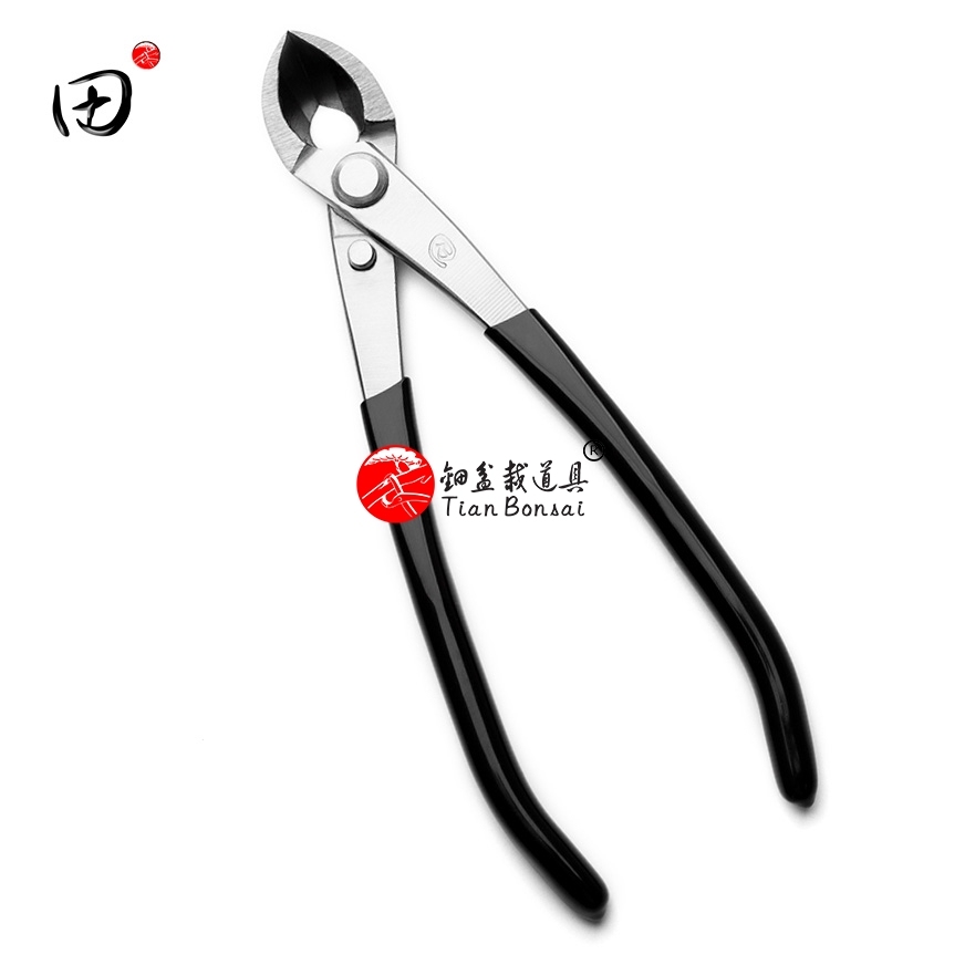 Anti-slip handle series 165 mm straight edge branch cutter Alloy Steel bonsai tools from TianBonsai