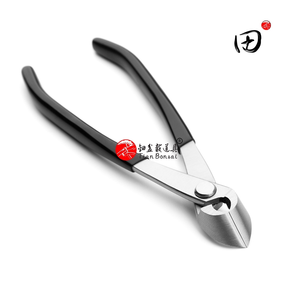 Anti-slip handle series 165 mm straight edge branch cutter Alloy Steel bonsai tools from TianBonsai