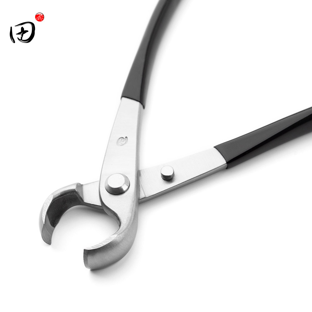 Anti-slip handle series 205 mm knob cutter concave edge cutter Alloy Steel bonsai tools made by TianBonsai