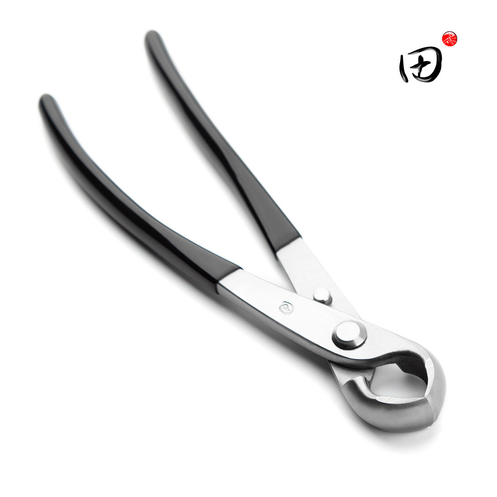 Anti-slip handle series 205 mm knob cutter concave edge cutter Alloy Steel bonsai tools made by TianBonsai