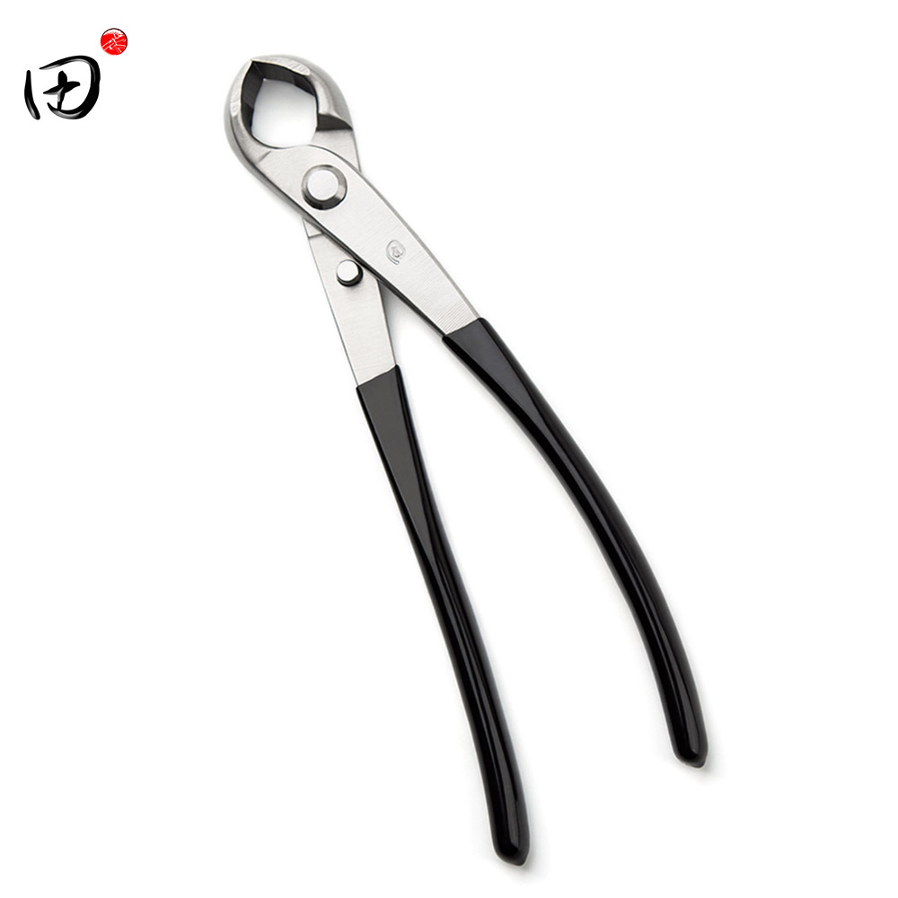 Anti-slip handle series 205 mm knob cutter concave edge cutter Alloy Steel bonsai tools made by TianBonsai