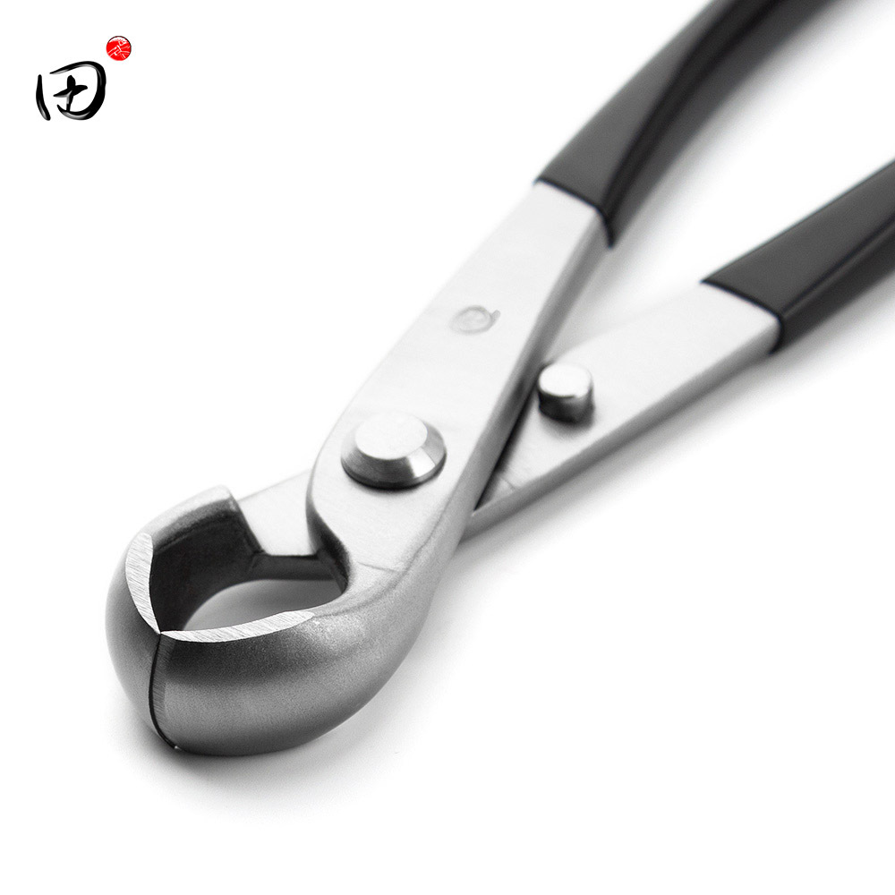Anti-slip handle series 205 mm knob cutter concave edge cutter Alloy Steel bonsai tools made by TianBonsai