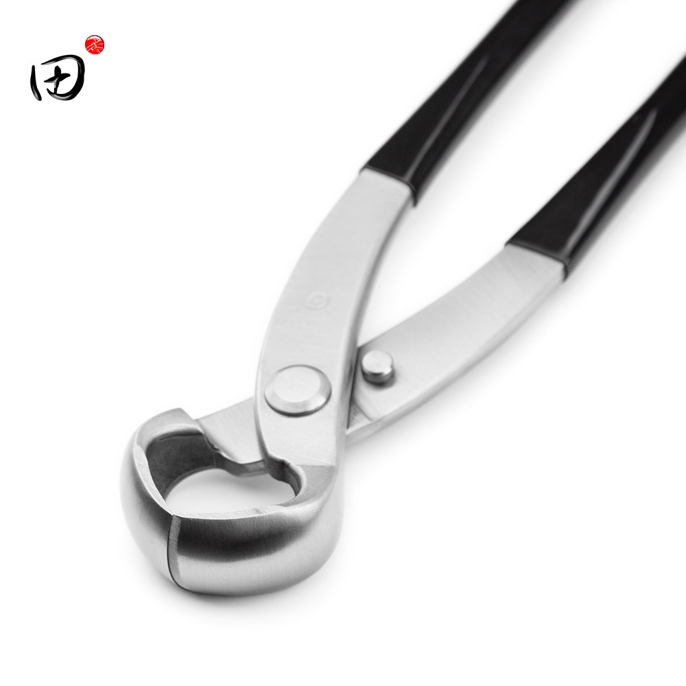 Anti-slip handle series 290 mm knob cutter concave edge cutter Alloy Steel bonsai tools made by TianBonsai