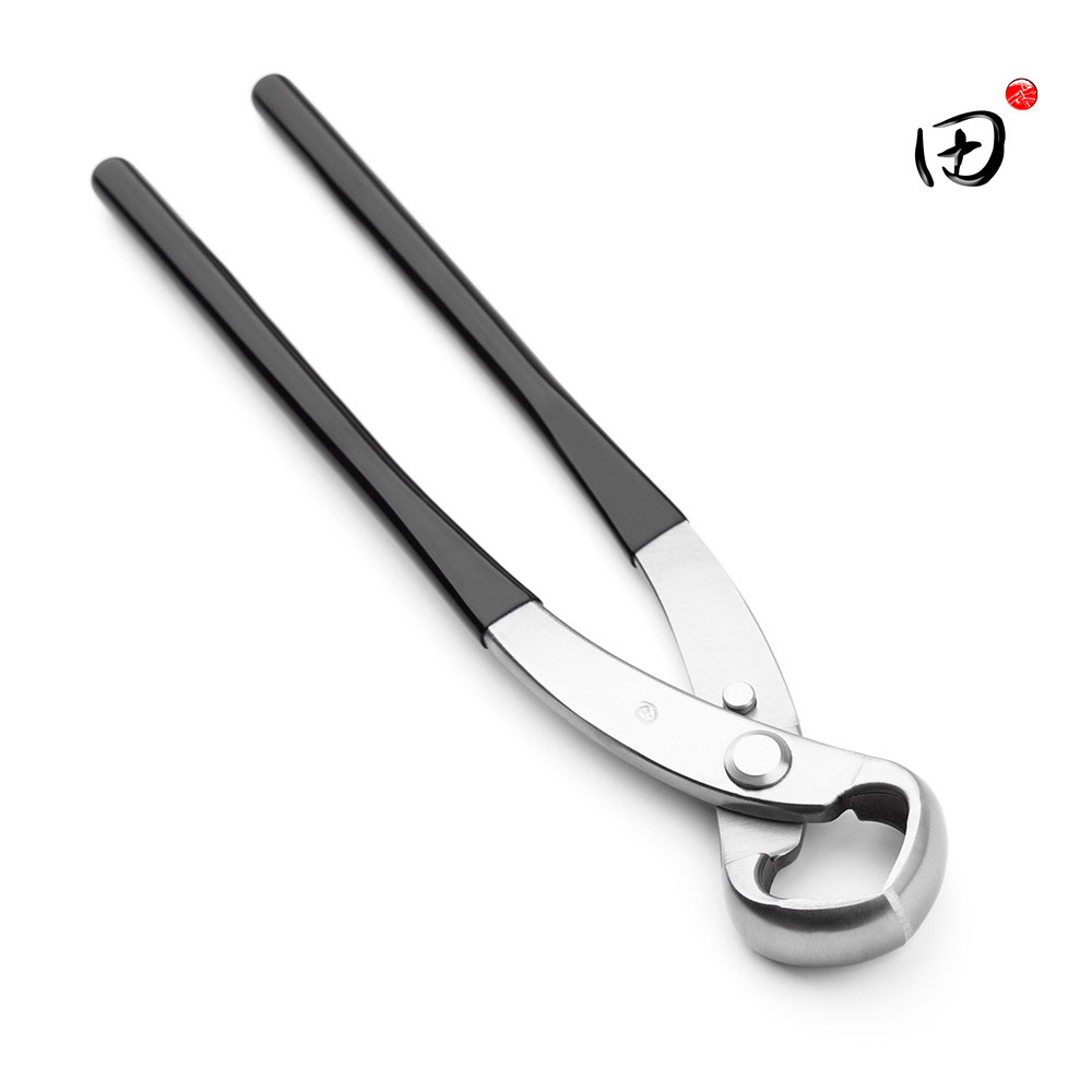 Anti-slip handle series 290 mm knob cutter concave edge cutter Alloy Steel bonsai tools made by TianBonsai
