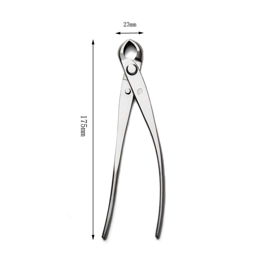 Standard Grade 180 mm Knob Cutter Concave Cutter 3Cr13 Alloy Steel Bonsai Tools