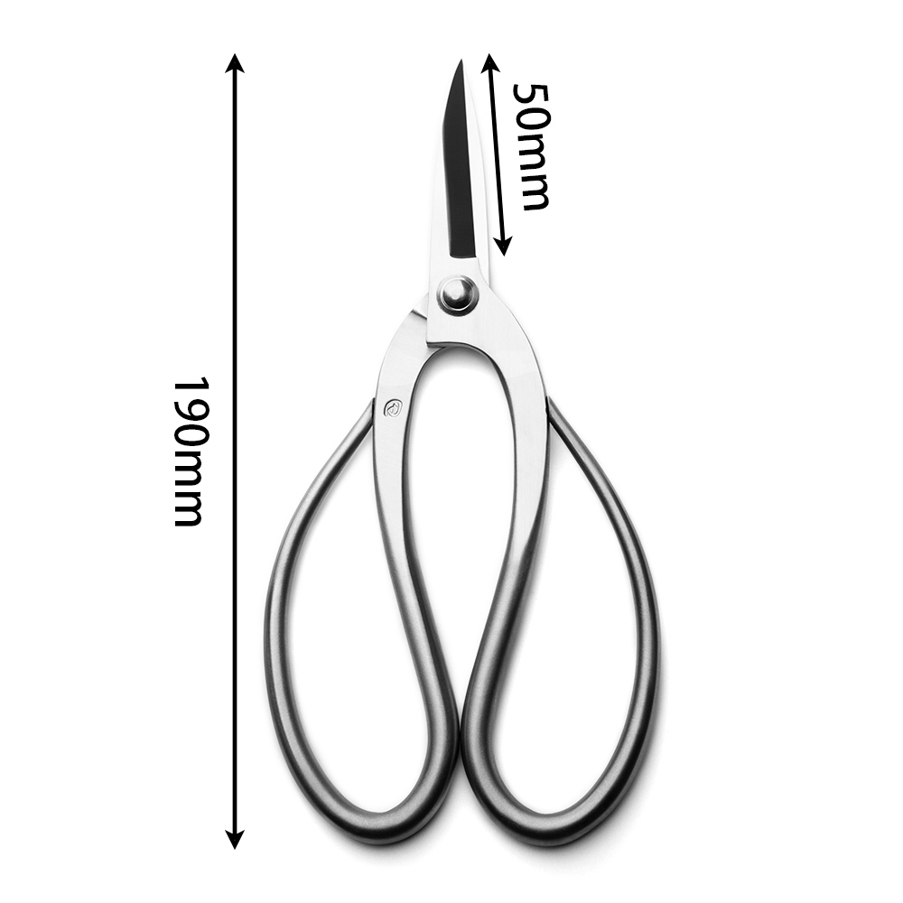 Standard Grade 190 mm Root Pruning Bonsai Scissors 3Cr13 Alloy Steel Bonsai Tools