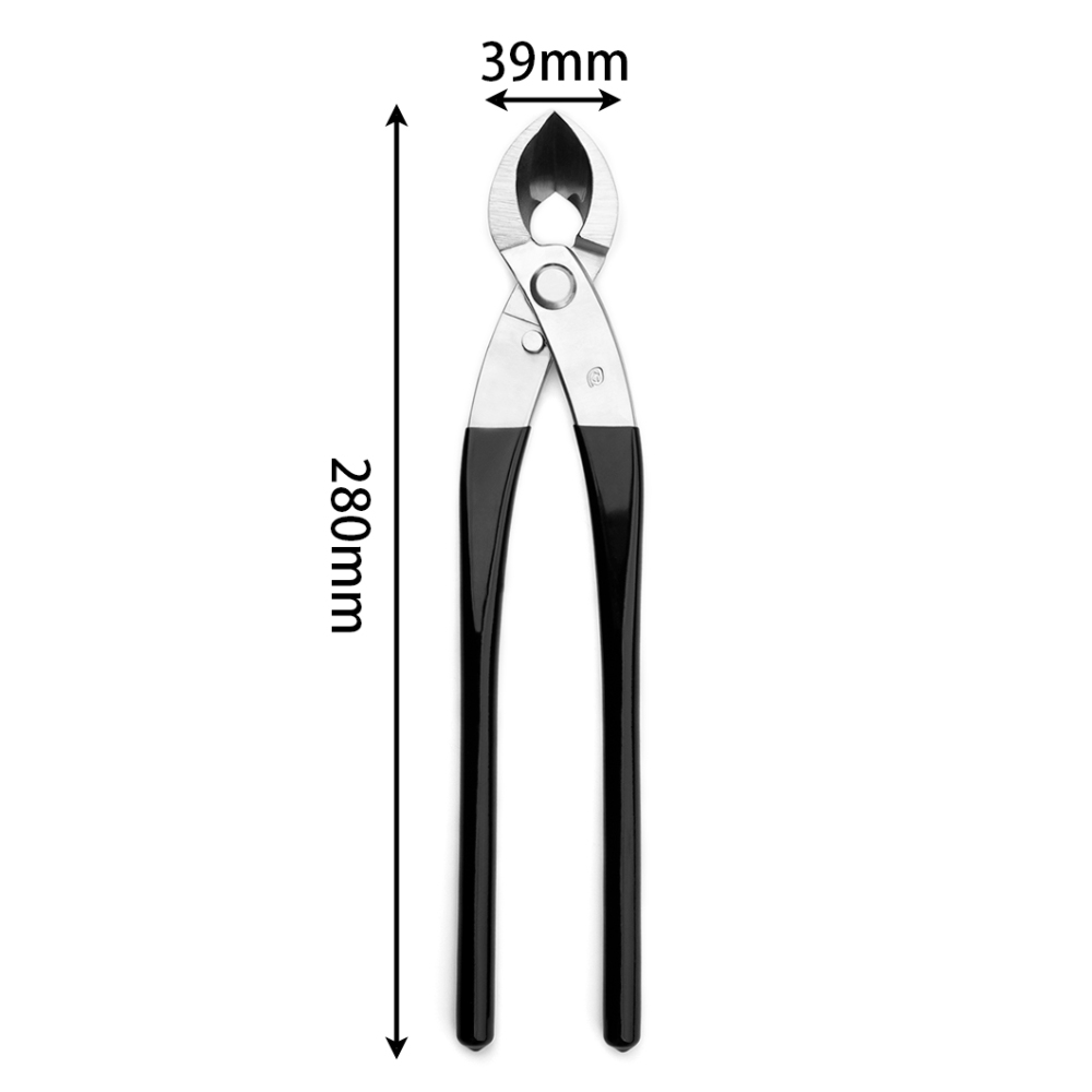 Anti-slip handle series 280 mm branch cutter straight edge cutter alloy steel bonsai tools from TianBonsai
