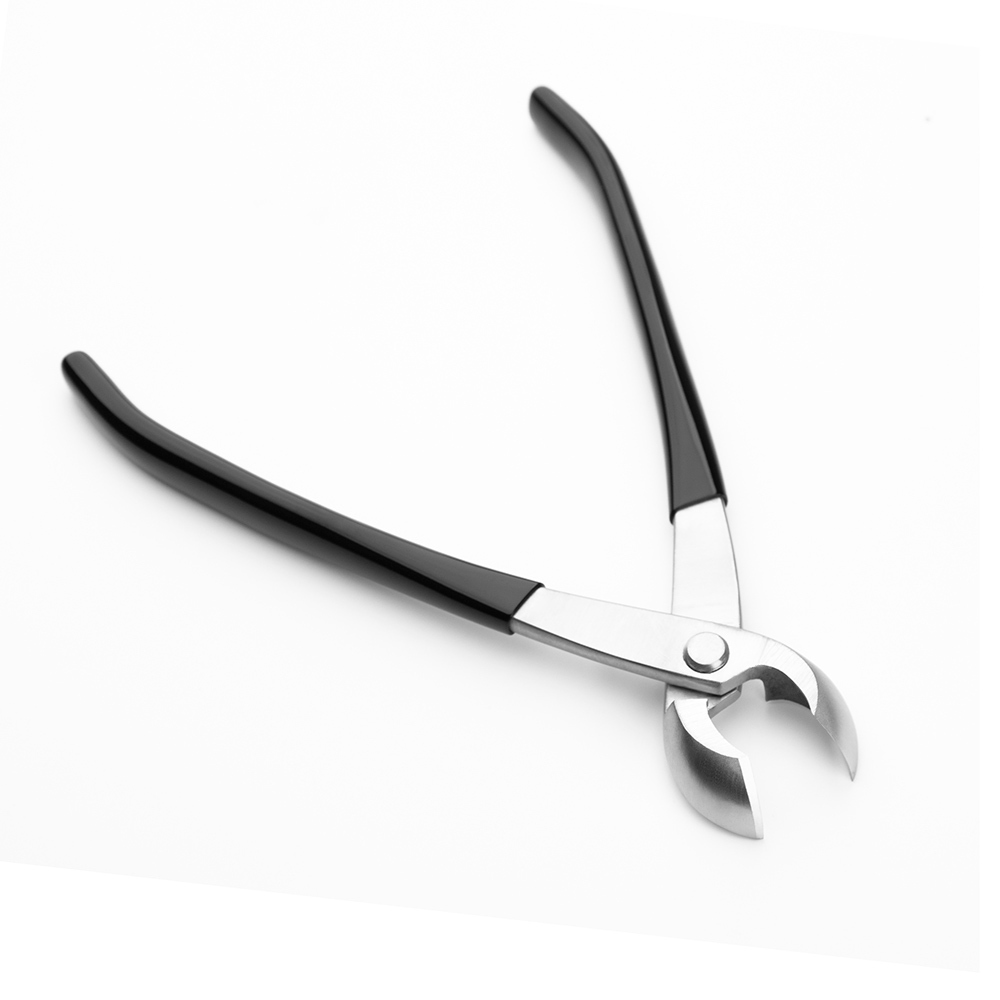 Anti-slip handle series 205 mm round edge cutter concave edge cutter Alloy Steel bonsai tools from TianBonsai