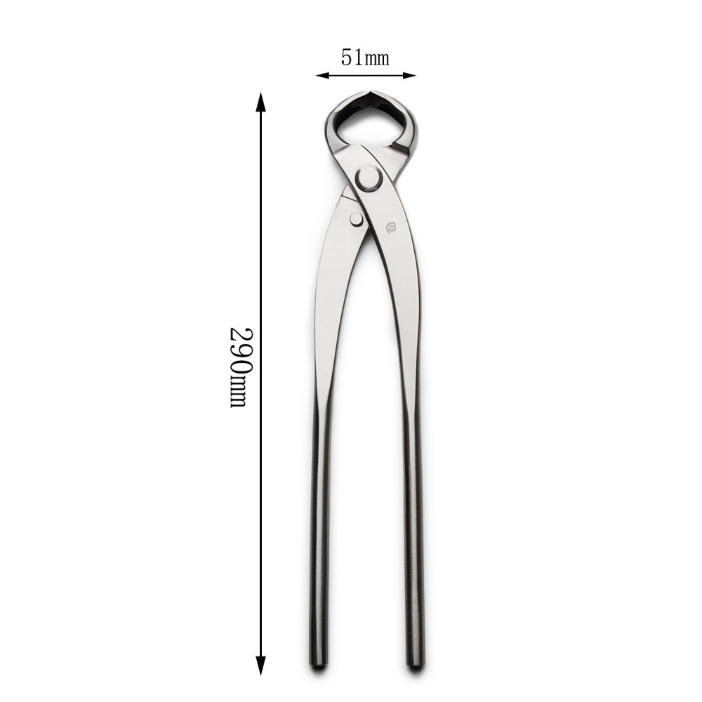 Standard Grade 290 mm Knob Cutter Concave Cutter 3Cr13 Alloy Steel Bonsai Tools