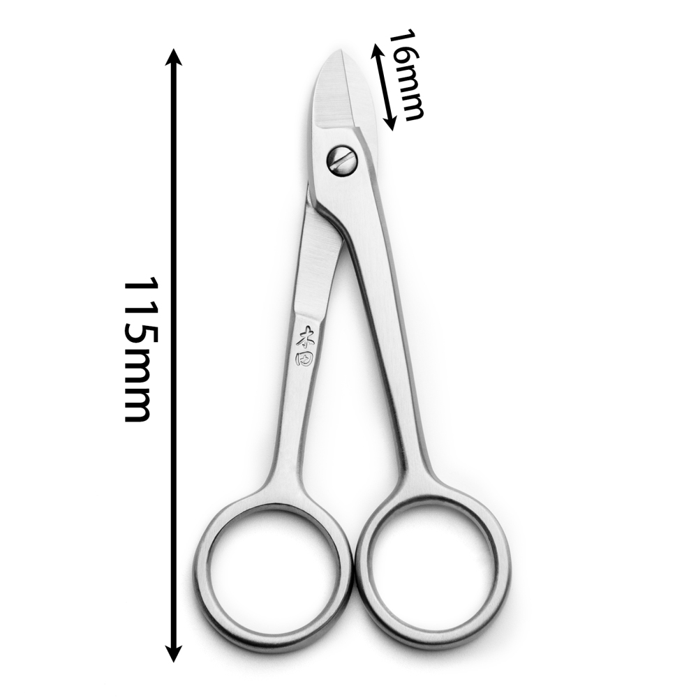 Professional grade bonsai tools 115 mm wire scissors integrally forged with 4Cr13MoV alloy steel