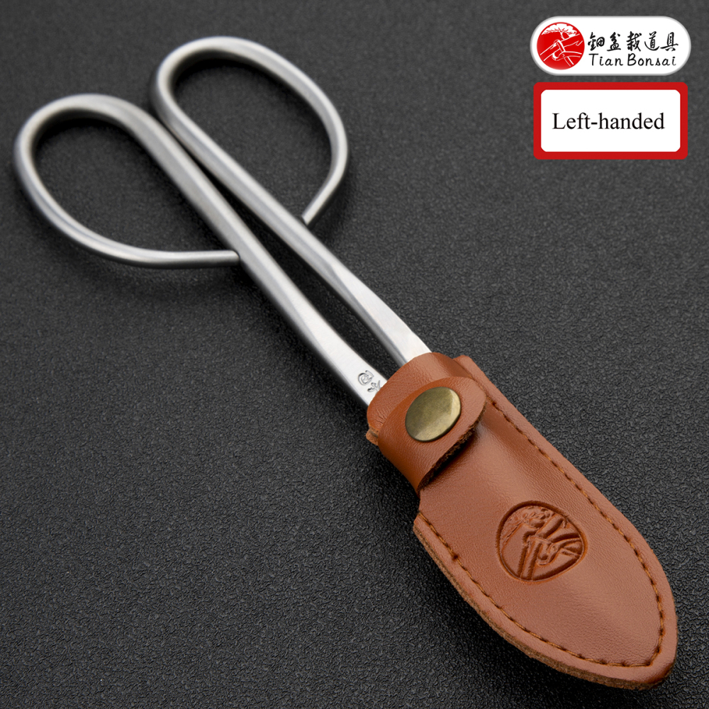left-handed bonsai scissors professional grade 210 mm long handle scissors bonsai tools for left-handed users