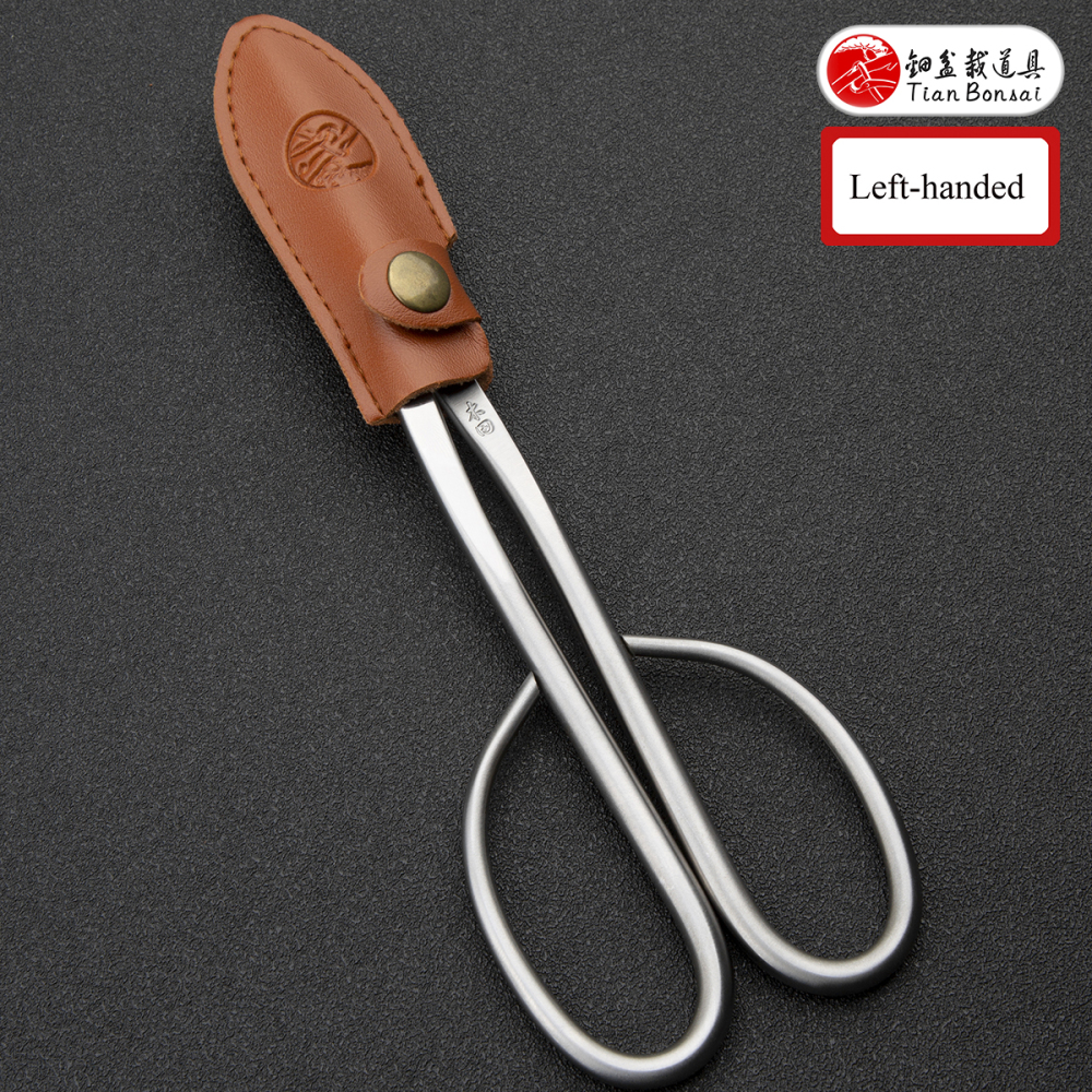 left-handed bonsai scissors professional grade 210 mm long handle scissors bonsai tools for left-handed users