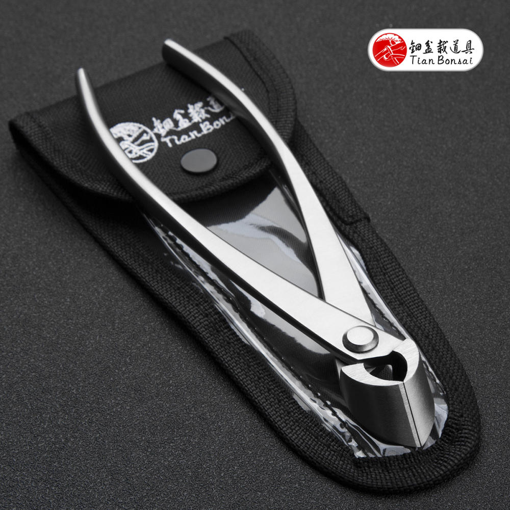 professional grade 180 mm branch cutter straight edge cutter 4Cr13MoV alloy steel bonsai tools made by TianBonsai