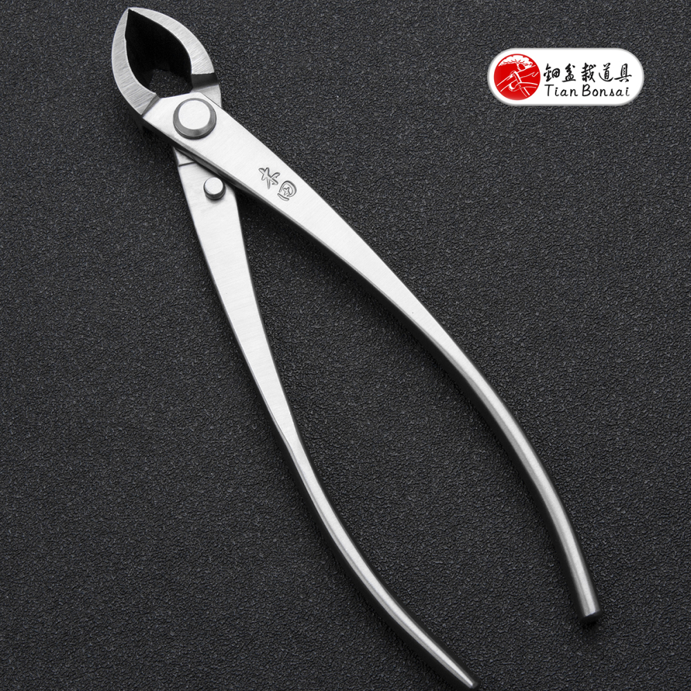 professional grade 180 mm branch cutter straight edge cutter 4Cr13MoV alloy steel bonsai tools made by TianBonsai