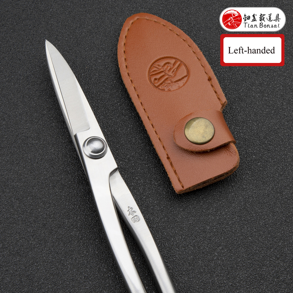 left-handed bonsai scissors professional grade 210 mm long handle scissors bonsai tools for left-handed users