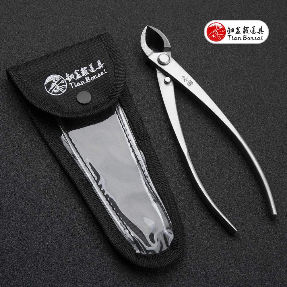 professional grade 180 mm branch cutter straight edge cutter 4Cr13MoV alloy steel bonsai tools made by TianBonsai