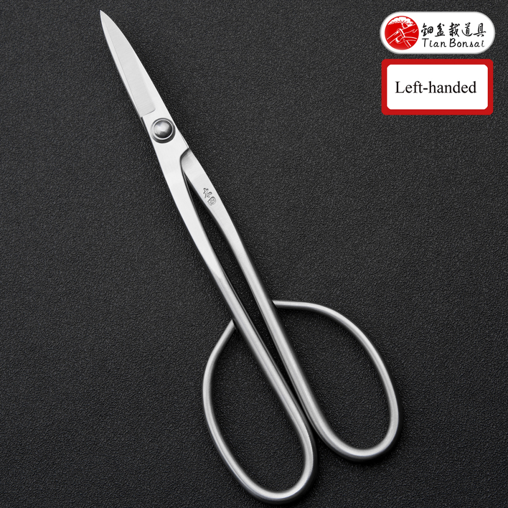 left-handed bonsai scissors professional grade 210 mm long handle scissors bonsai tools for left-handed users