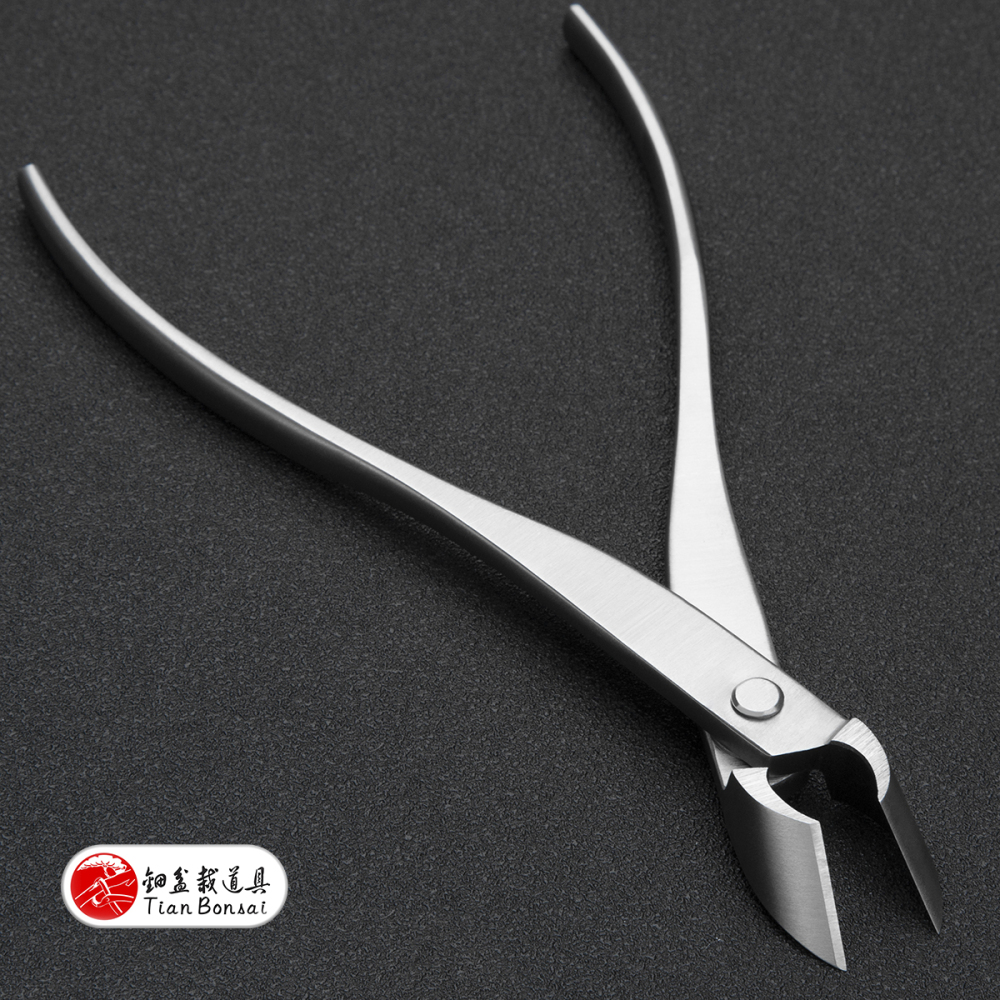 professional grade 180 mm narrow straight edge cutter branch cutter 4Cr13MoV Alloy Steel bonsai tools made by TianBonsai