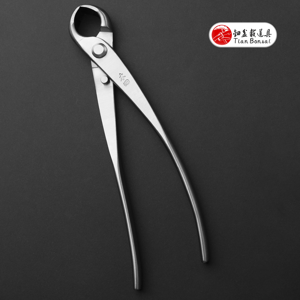 professional grade 205 mm knob cutter concave edge cutter 4Cr13MoV Alloy Steel bonsai tools made by TianBonsai