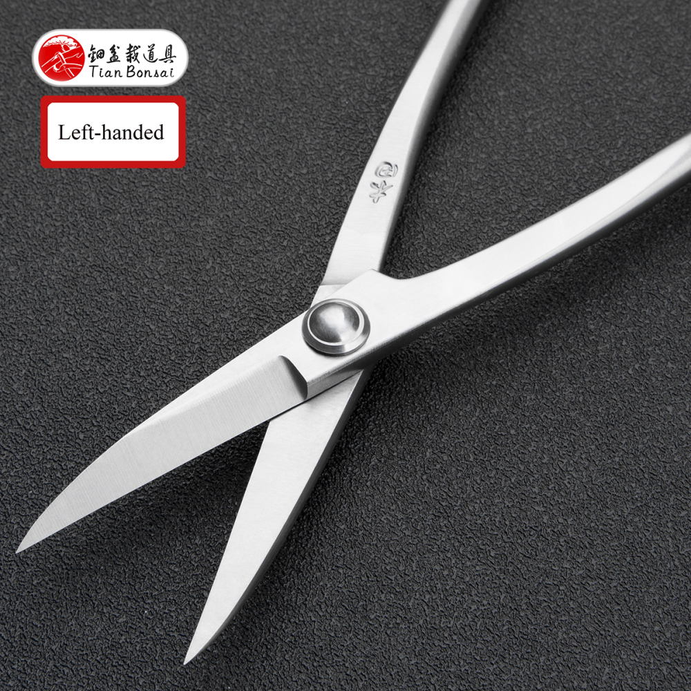 left-handed bonsai scissors professional grade 210 mm long handle scissors bonsai tools for left-handed users