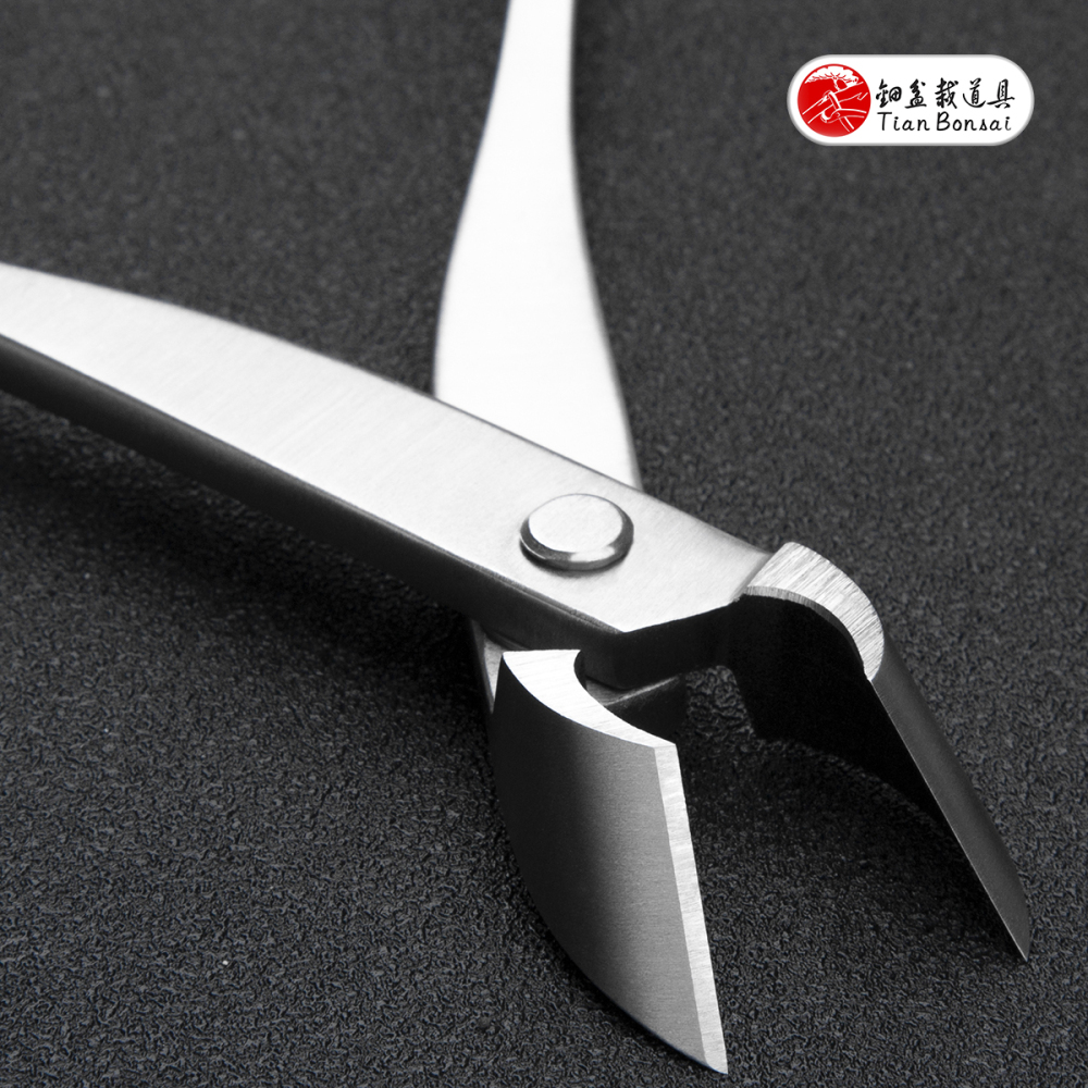 professional grade 180 mm narrow straight edge cutter branch cutter 4Cr13MoV Alloy Steel bonsai tools made by TianBonsai