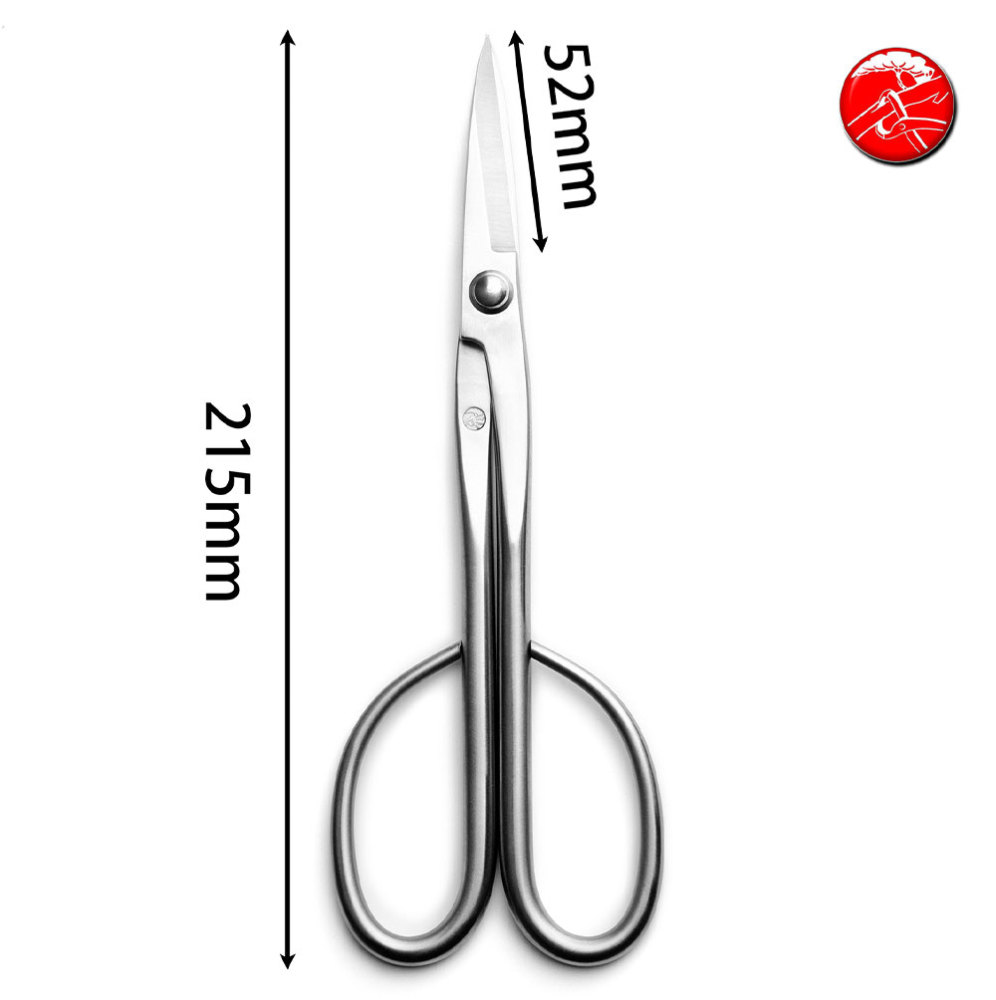 Master Craftsman Series Bonsai Tools 215 Long Handle Bonsai scissors 9Cr25MoV Alloy Steel Forging Technology HRC62 hardness