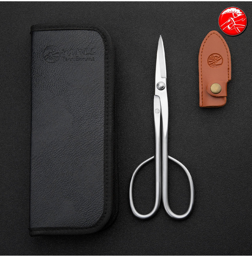 Master Craftsman Series Bonsai Tools 215 Long Handle Bonsai scissors 9Cr25MoV Alloy Steel Forging Technology HRC62 hardness