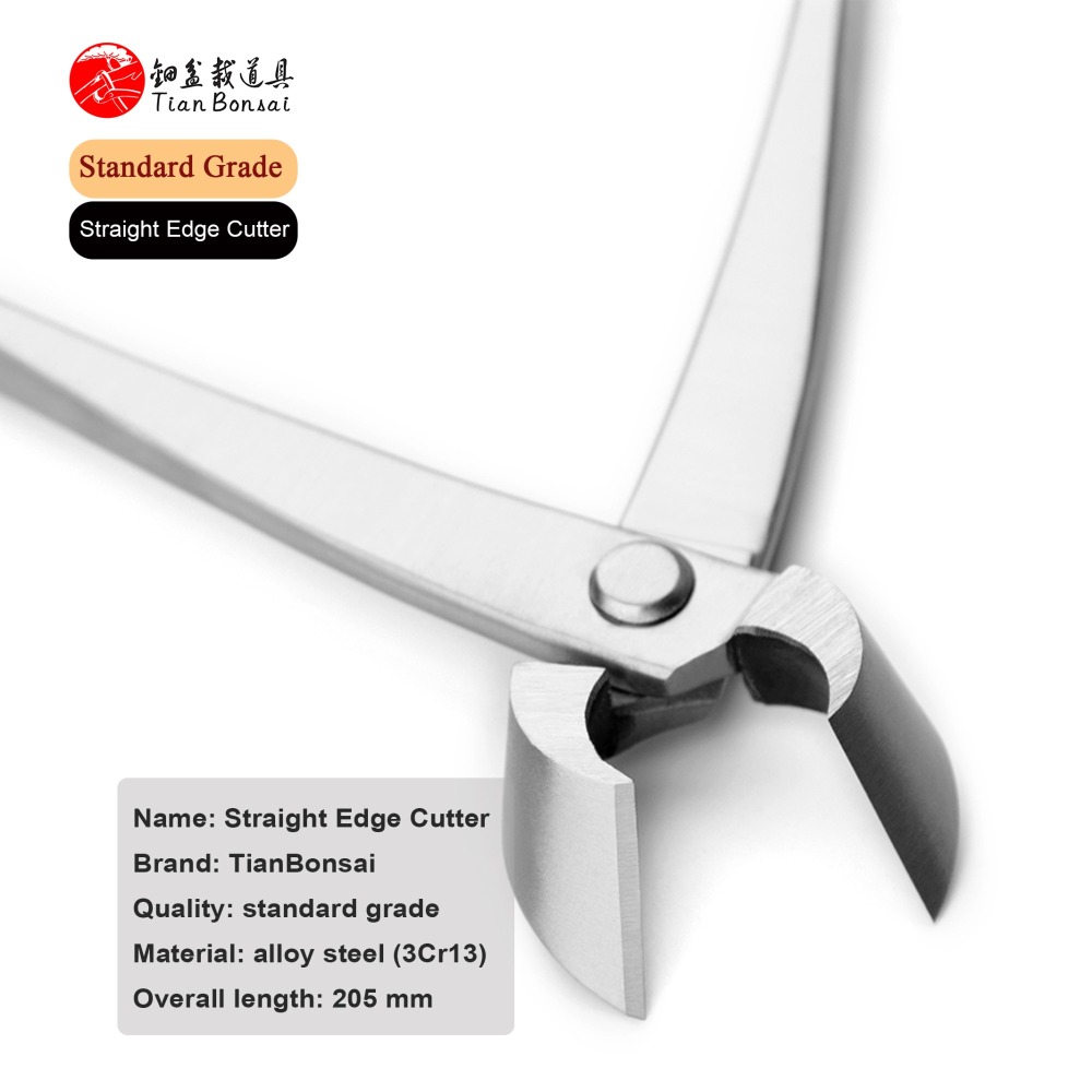 TianBonsai Bonsai Tools Straight Edge Branch Cutter