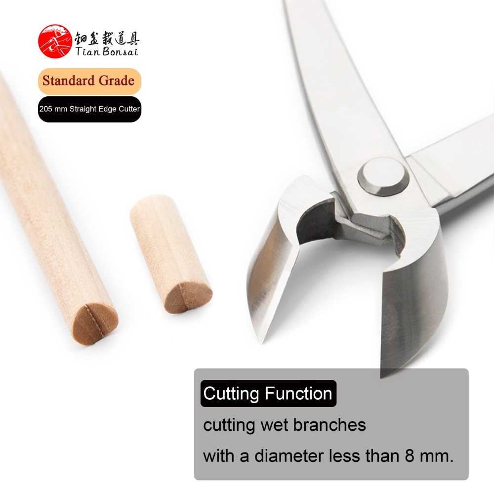 TianBonsai Bonsai Tools Straight Edge Branch Cutter
