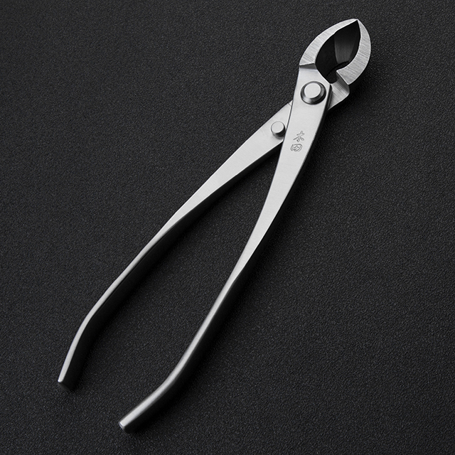 TianBonsai professional grade bonsai tools round edge cutter mixed function of round & straight edge made by 4Cr13MoV Alloy Steel