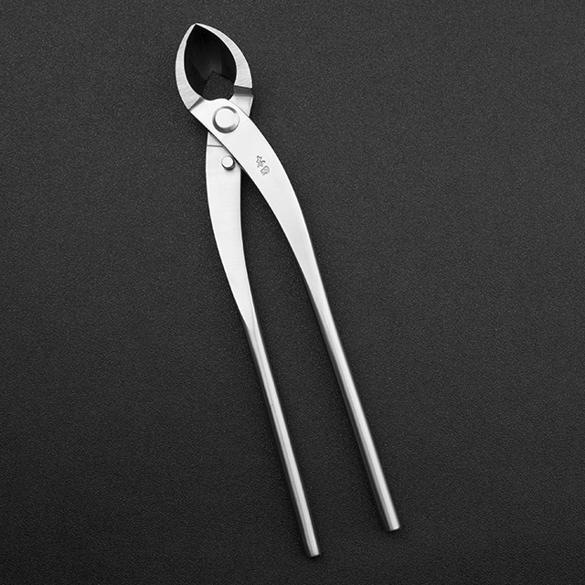 TianBonsai professional grade bonsai tools round edge cutter mixed function of round & straight edge made by 4Cr13MoV Alloy Steel