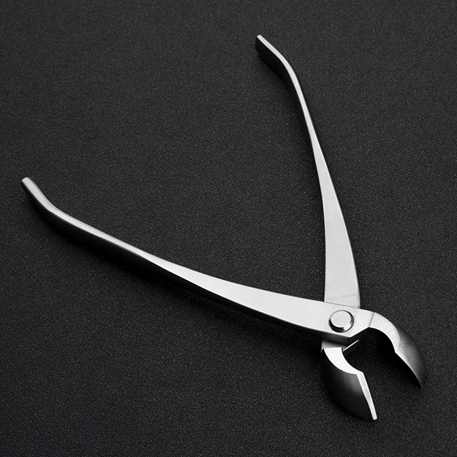 TianBonsai professional grade bonsai tools round edge cutter mixed function of round & straight edge made by 4Cr13MoV Alloy Steel