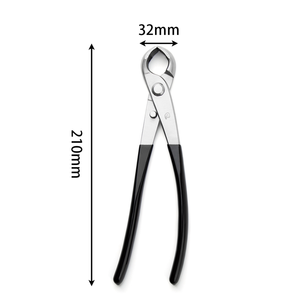 TianBonsai Anti-slip handle series bonsai tools concave edge knob cutter