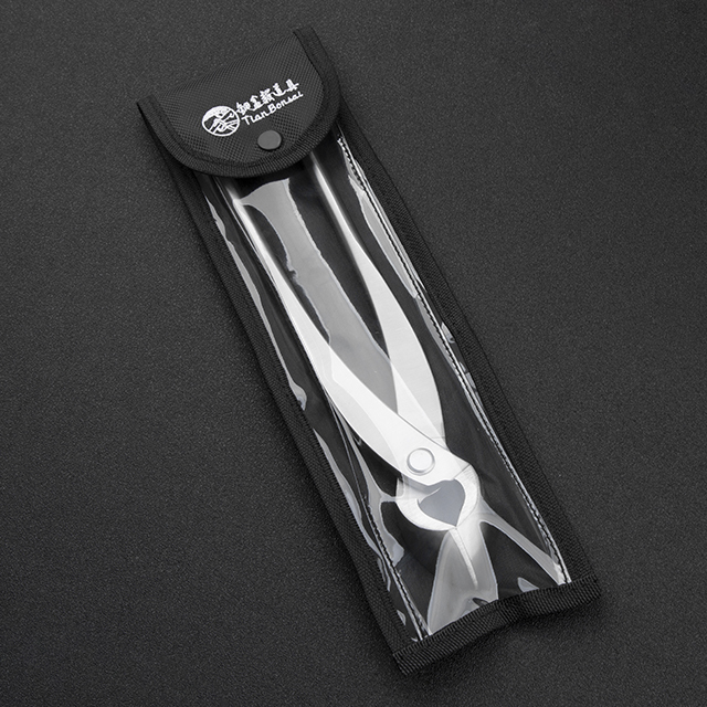 TianBonsai professional grade bonsai tools round edge cutter mixed function of round & straight edge made by 4Cr13MoV Alloy Steel