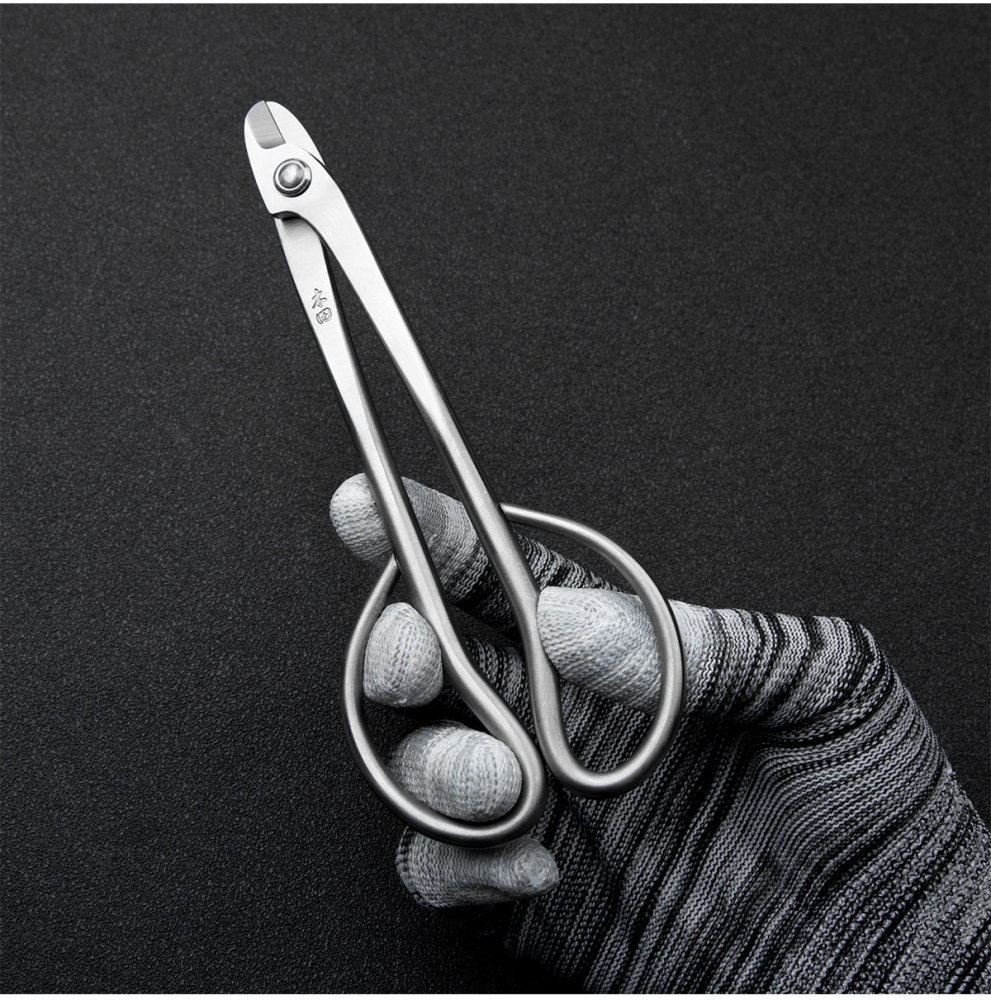 TianBonsai Professional grade bonsai tools wire cutter integrally forged with 4Cr13MoV alloy steel