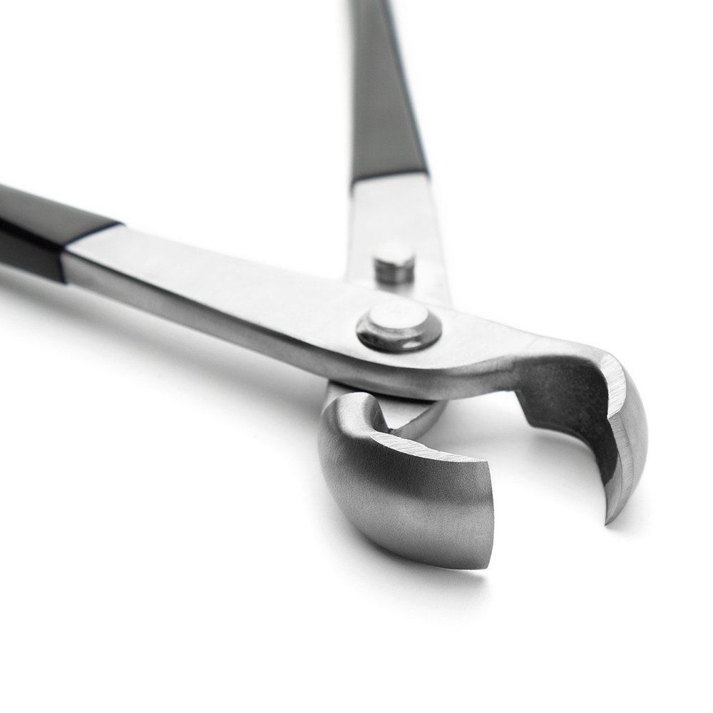 TianBonsai Anti-slip handle series bonsai tools concave edge knob cutter