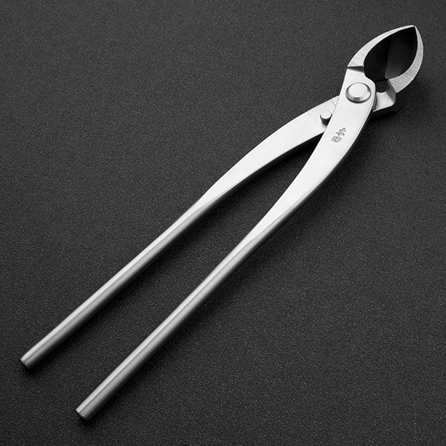 TianBonsai professional grade bonsai tools round edge cutter mixed function of round & straight edge made by 4Cr13MoV Alloy Steel