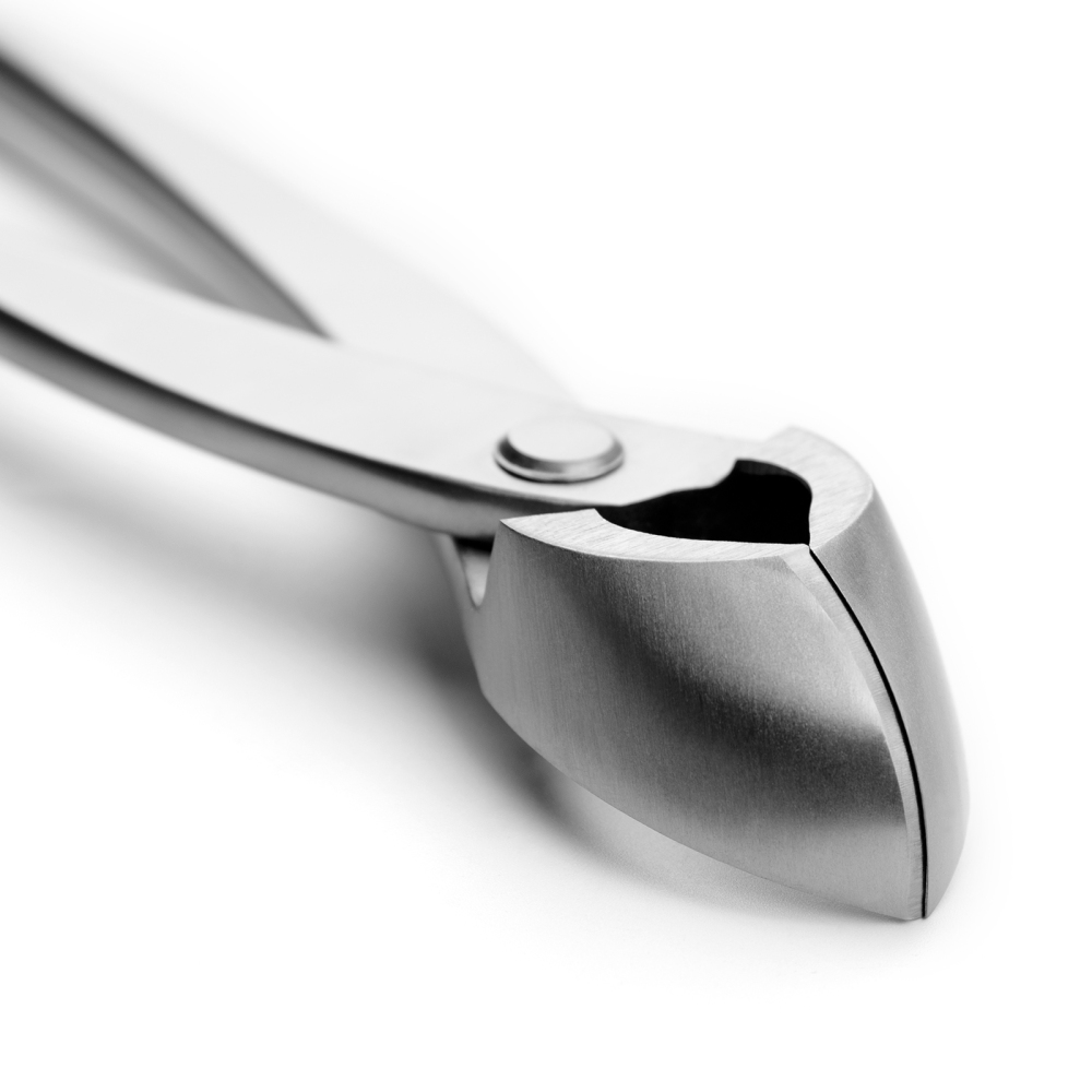 TianBonsai professional grade bonsai tools round edge cutter mixed function of round & straight edge made by 4Cr13MoV Alloy Steel